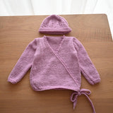 Premium Wool Cardigan & Beanie (Size 1)
