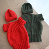 Wool-blend Vest & Beanie (0-6mths)