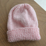 Light Pink Beanie (3-6mths)