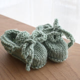 Sage Green Booties (3-6mths)