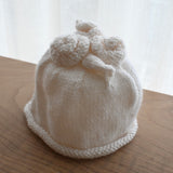 Wool Flower Beanie (6-12mths)