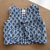 Quilted Floral Vest (Size 2)