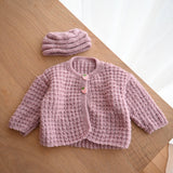 Wool Cardigan & Hat (6-12mths)