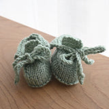 Sage Green Booties (3-6mths)