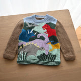 Dinosaur Wool Jumper (Size 4)