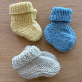 Handknitted Booties (NB)