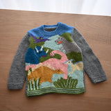 Dinosaur Wool Jumper (Size 4)