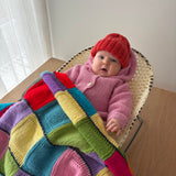 Handknitted Blanket (135cm x 105cm - single bed or cot)