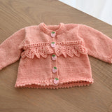 Peach Cardigan (0-3mths)