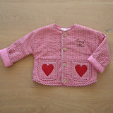 'Little Love' Red Quilted Jacket
