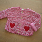 'Little Love' Red Quilted Jacket
