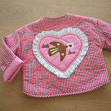 'Little Love' Red Quilted Jacket