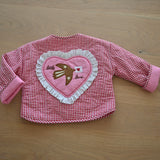 'Little Love' Red Quilted Jacket