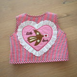 'Little Love' Red Quilted Vest
