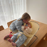 'Little Love' Blue Quilted Jacket